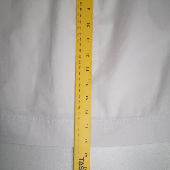 NWT Merona Ladies Size XXL White Fully Lined Elastic & Tie Waist Skirt - Picture 10 of 11